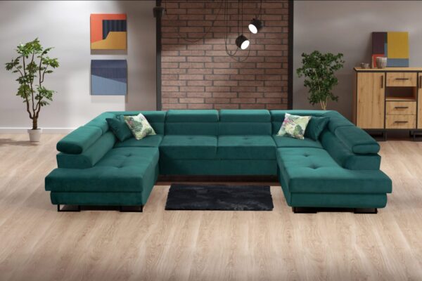 WEST U-Shape Voucher CORNER SOFA BED