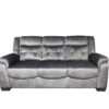 VICTORIA 3+2 FABRIC SOFA SET – GREY - GHM - Image 2
