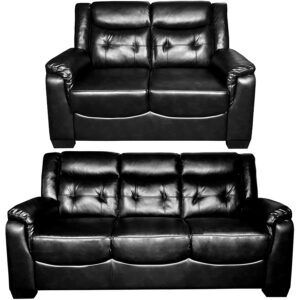 VICTORIA 3+2 LEATHER AIRE SOFA SET - GHM