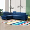 GLOSS CORNER SOFA BED - Image 2