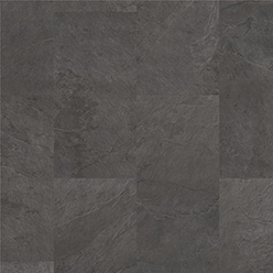 ALPHA RIGID VINYL TILES AVST40035 BLACK SLATE-M