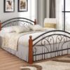 PS102 DIRTY OAK METAL BEDS - 7S - Image 4