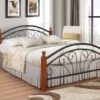 PS102 DIRTY OAK METAL BEDS - 7S - Image 3