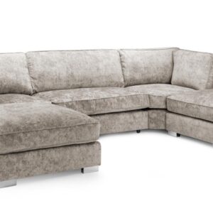 BISHOP U SHAPE FULL BACK CORNER FABRIC SOFA - GHM