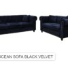 OCEAN CHESTERFIELD STYLE SOFA SET 3+2 SEATER - 7S - Image 6
