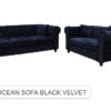 OCEAN CHESTERFIELD STYLE SOFA SET 3+2 SEATER - 7S - Image 5