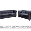 OCEAN CHESTERFIELD STYLE SOFA SET 3+2 SEATER - 7S - Image 3
