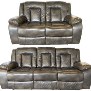 PARIS 3+2 RECLINER LEATHER AIRE SOFA - GHM