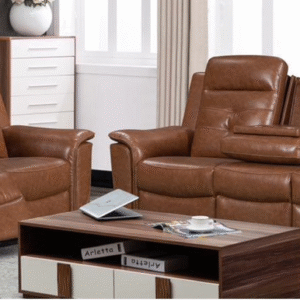 Vegas Leather Aire Sofa – Manual Recliner in 3, 2 & 1 Seater