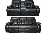 Vancouver Leather Aire Sofa – 3, 2 & 1 Seate