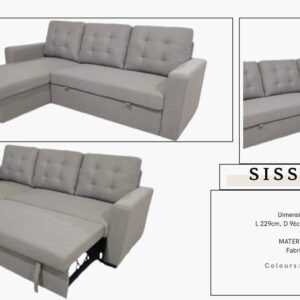 SISSILY Universal Sofa Bed – Fabric