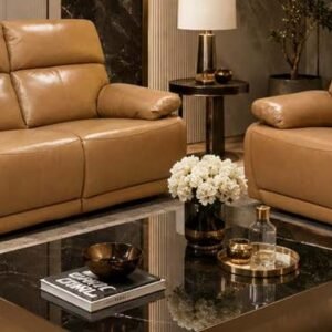 BALI Genuine Leather Recliner Sofa | Electric & Manual Options-GHM