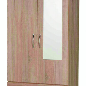 2 Door Wardrobe – Compact & Stylish Storage Cabinet