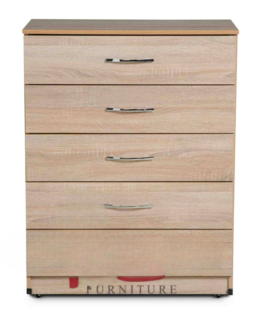Modern 5-Drawer Chest of Drawers