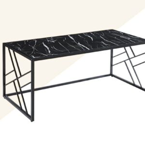 Oval Coffee Table Black