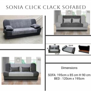 Sonia Click Clack Sofa Bed
