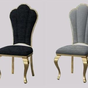 Belvedere chair gold and Belvedere chair silver