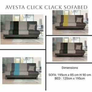 Avesta Click Clak Sofa Bed – Stylish Comfort Meets Smart Functionality