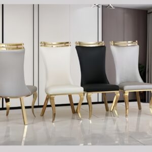 GREEK Chair – Silver Frame and Gold Frame