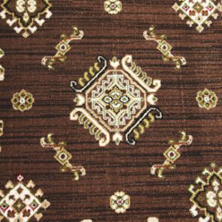 Florence Wilton 617 Brown / Black Carpet