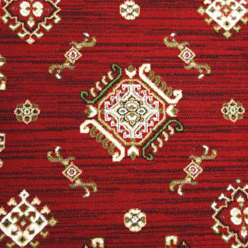 Florence Wilton 617 Red / Black Carpet