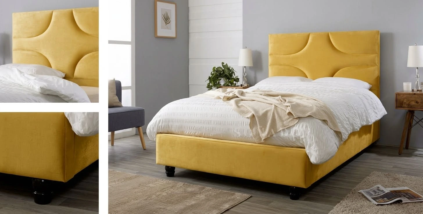 Daisy Upholstered Bed Frame-S