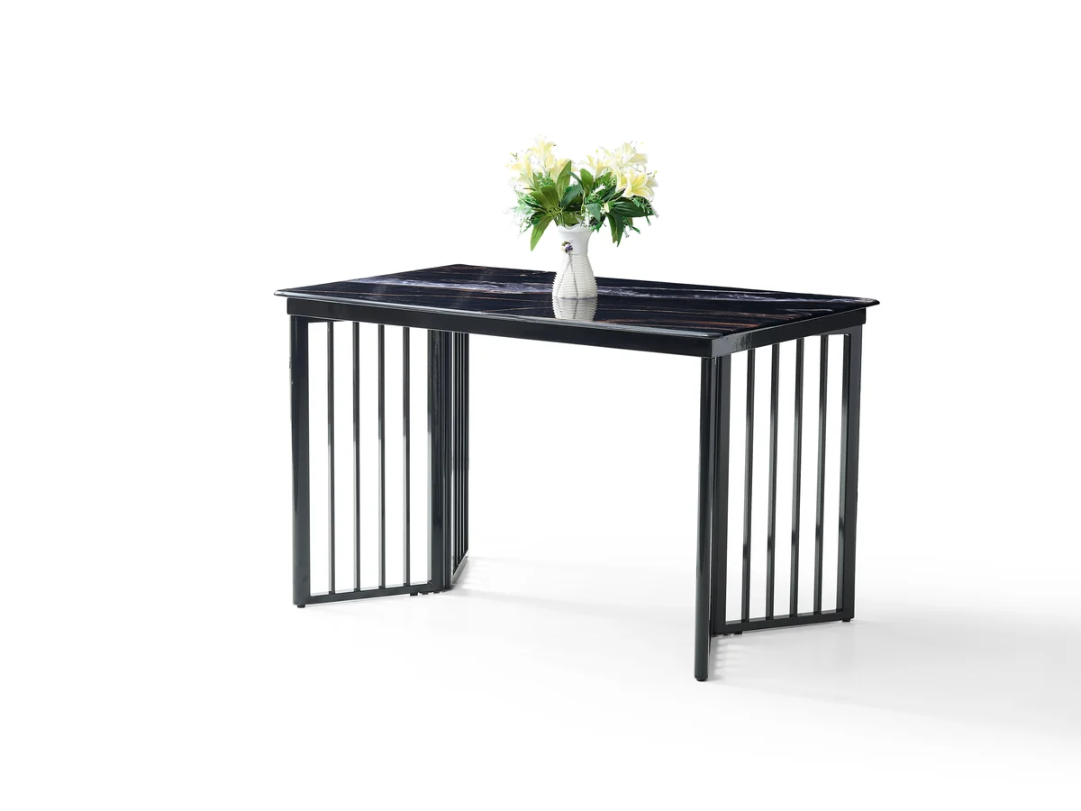Jimmy Modern Stone Top Marble-Effect | Fixed - Non Extending-7s