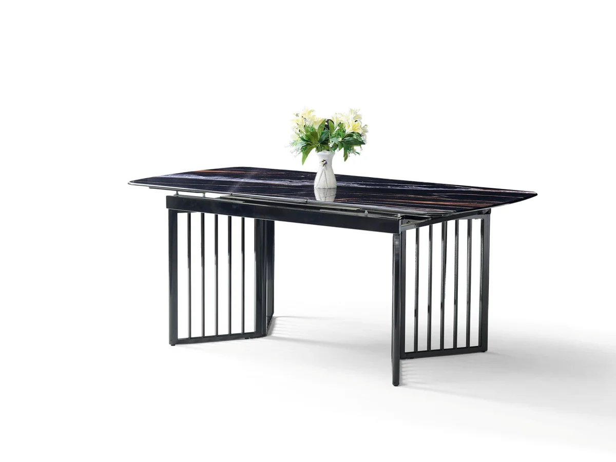 Jimmy Modern Stone Top Marble-Effect | Extending-7s - Image 3
