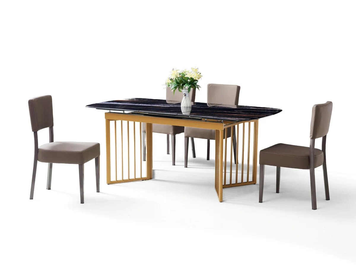 Jimmy Modern Stone Top Marble-Effect | Extending-7s
