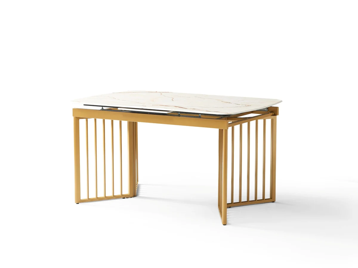 Jimmy Modern Stone Top Marble-Effect | Extending-7s - Image 6