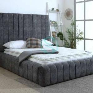 Petal Luxury Upholstered Bed Frame-S