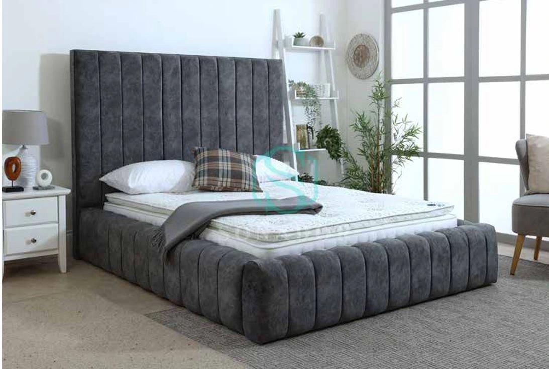 Petal Luxury Upholstered Bed Frame-S